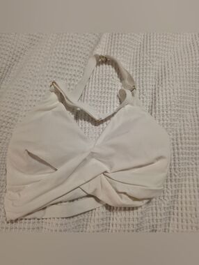 BuffBunny Candy Wrap Bra In White- Size M